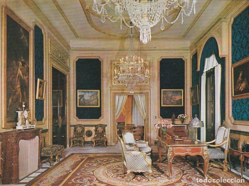 Cartoline: POSTAL B9240: BARCELONA: PALACIO DE PEDRALBES. DESPACHO JEFE DE ESTADO - Varios