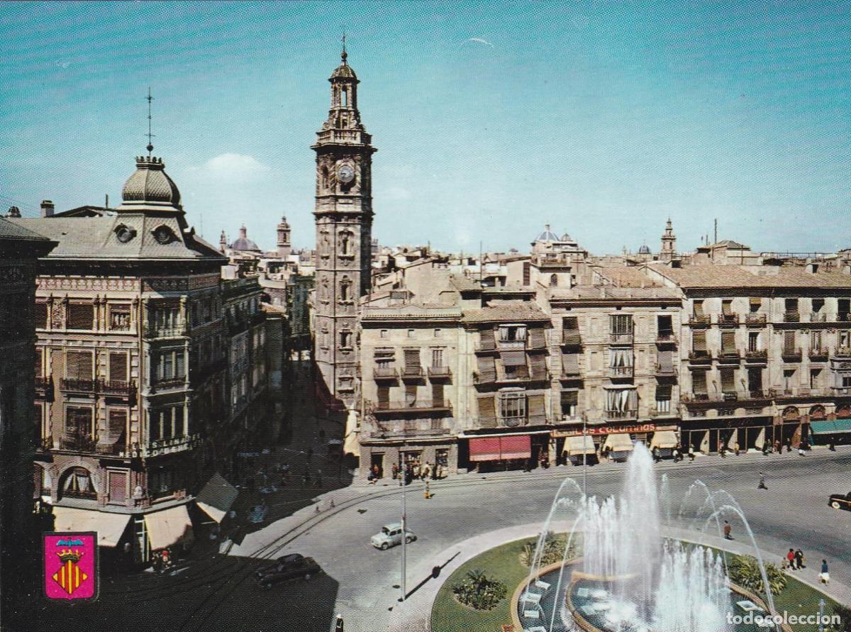 Postkarten: POSTAL B9252: VALENCIA: PLAZA DE LA REINA - Varios