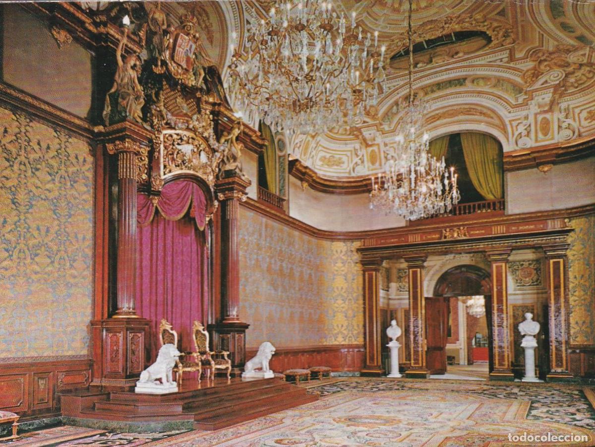 Postales: POSTAL B9236: BARCELONA: PALACIO DE PEDRALBES. SALON DEL TRONO - Varios