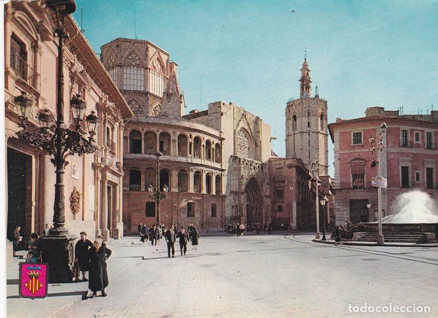 Postais: POSTAL B9257: VALENCIA: PLAZA DE LA VIRGEN - Varios