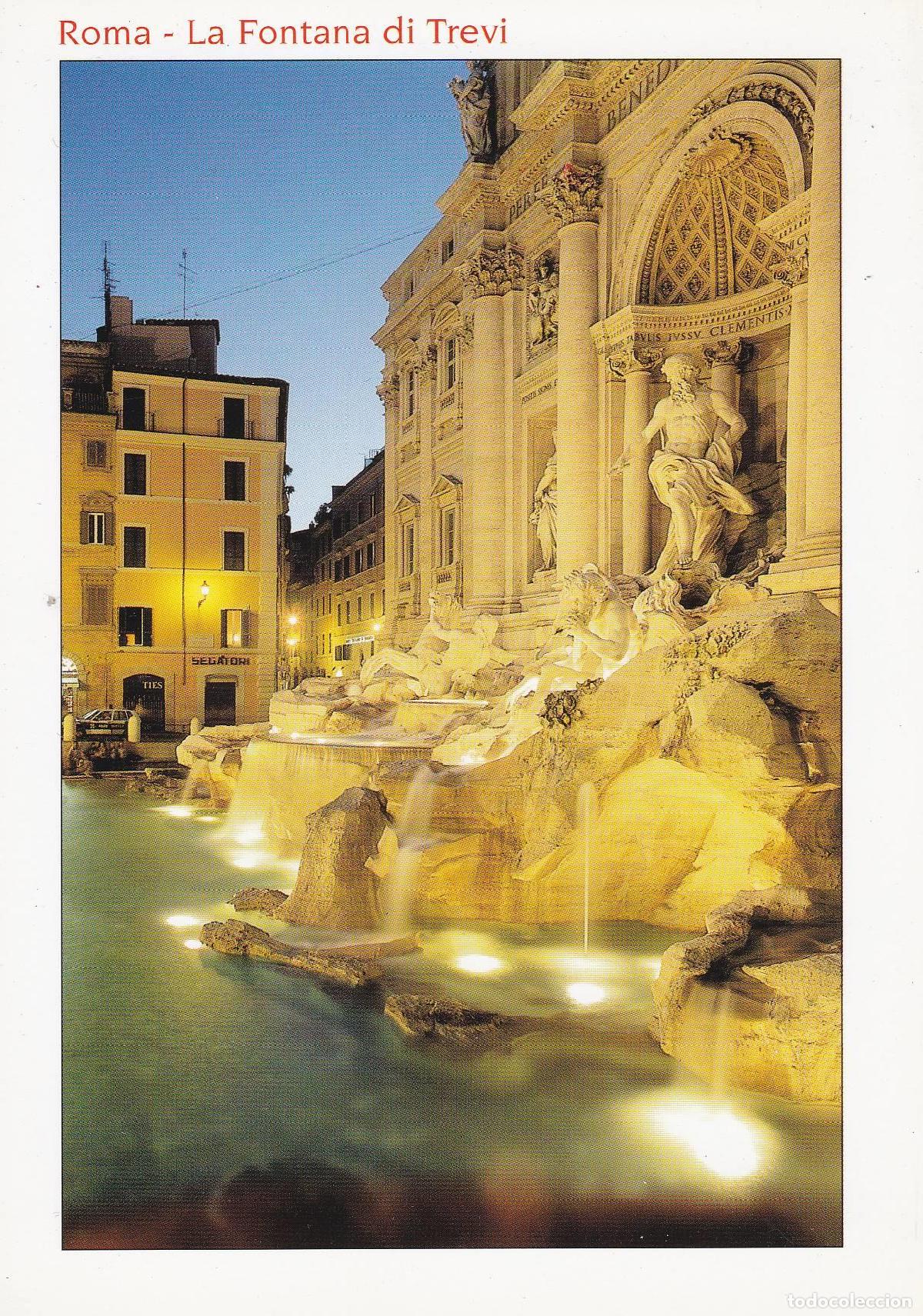 Postcards: POSTAL B9340: ROMA: FONTANA DI TREVI - Varios