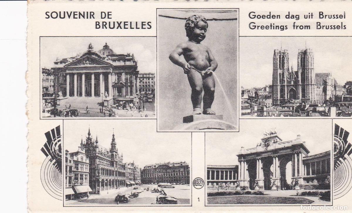 Postales: POSTAL 18725: SOUVENIR DE BRUSELAS - Varios