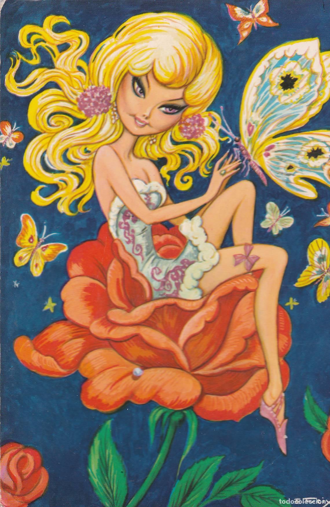 Postkarten: POSTAL B9401: LLORET DE MAR: COLECCION DE NIMFAS - Varios