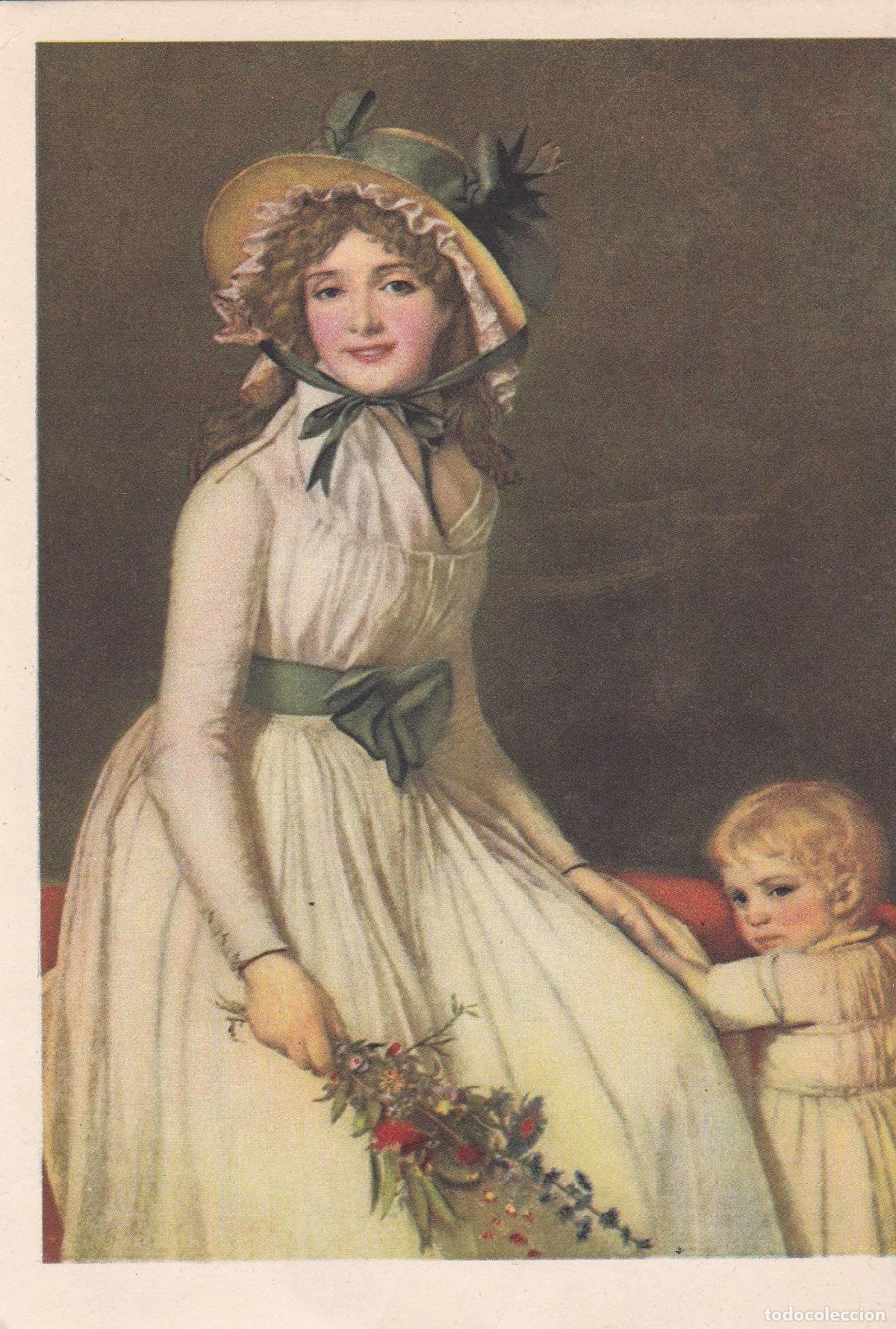 Cartoline: POSTAL B9518: RETRATO MADAME SERIZIAT. JACQUES-LOUIS DAVID - Varios
