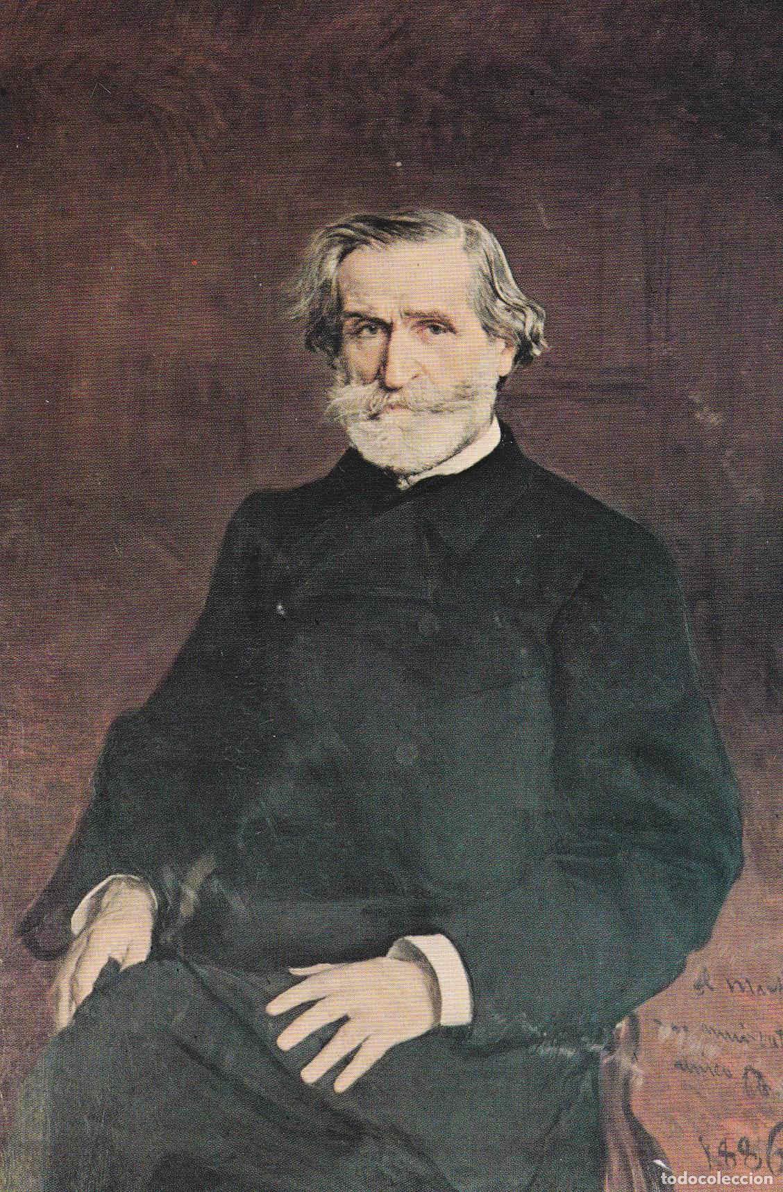 Postales: POSTAL 19026: MILAN: RETRATODE GIUSEPPE VERDI - Varios