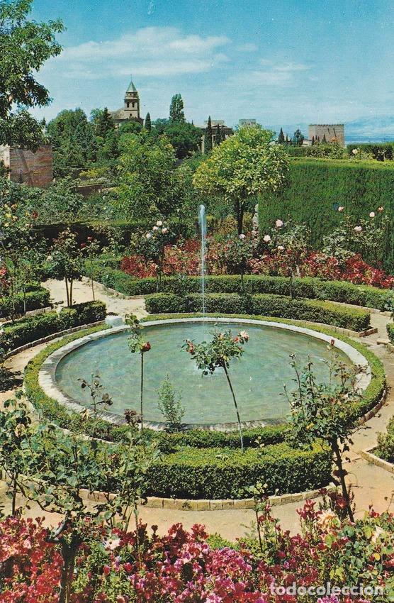 Postales: POSTAL B9785: GRANADA: GENERALIFE. JARDINES - Varios - Foto 1