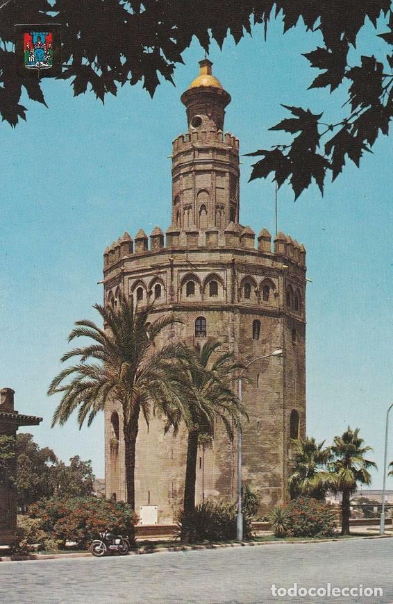 Postkarten: POSTAL B9823: SEVILLA: TORRE DEL ORO - Varios