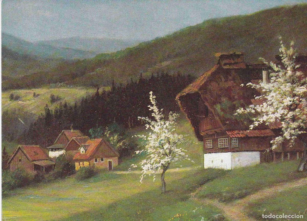 Cartoline: POSTAL 19097:FRITZ SCHNEIDER: FRUHLINGSIDYLLE IM SCHWARZWALD - Varios