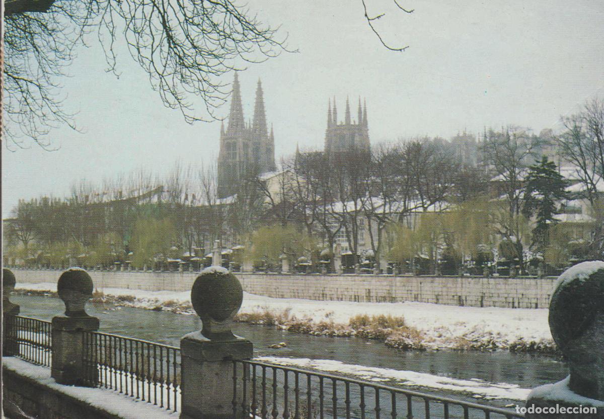 Postkarten: POSTAL 62679 : Rio Arlanzon y torres de la catedral. Burgos. Espa&ntilde;a - Varios