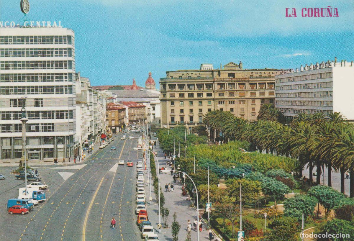 Cartoline: POSTAL 62692 : La Coru&ntilde;a. Avda Los cantones y jardines. - Varios