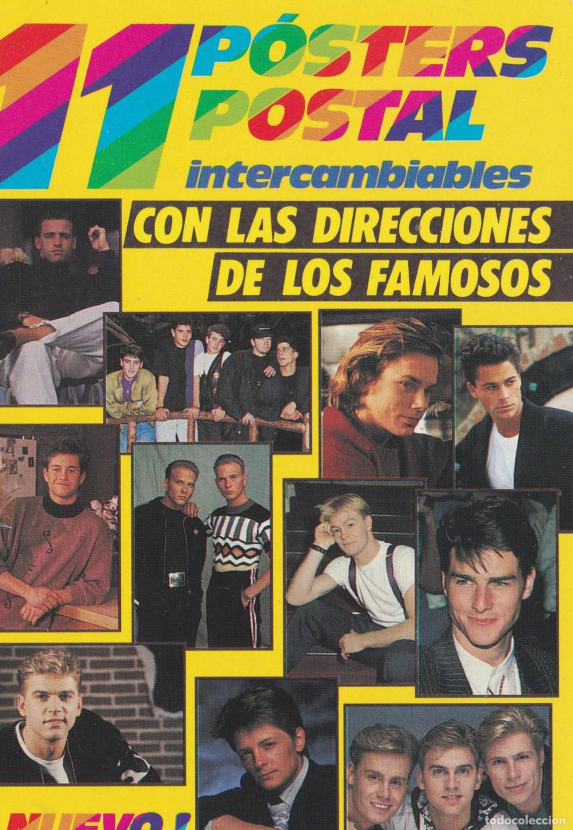 Postales: POSTAL B10218: SUPER POP: TOP 10 POSTERS - Varios