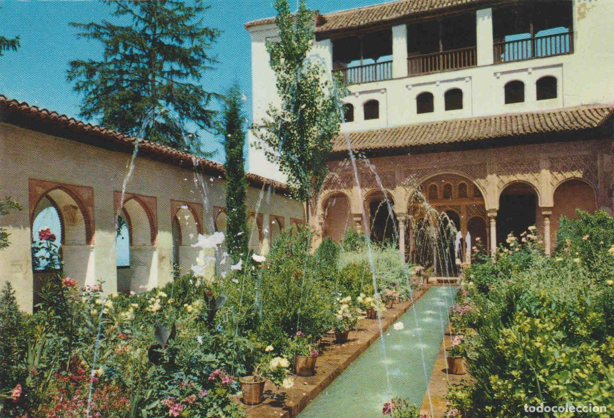 Postales: POSTAL 62792 : Granada. Generalife. Patio de la Acequia. Espa&ntilde;a - Varios