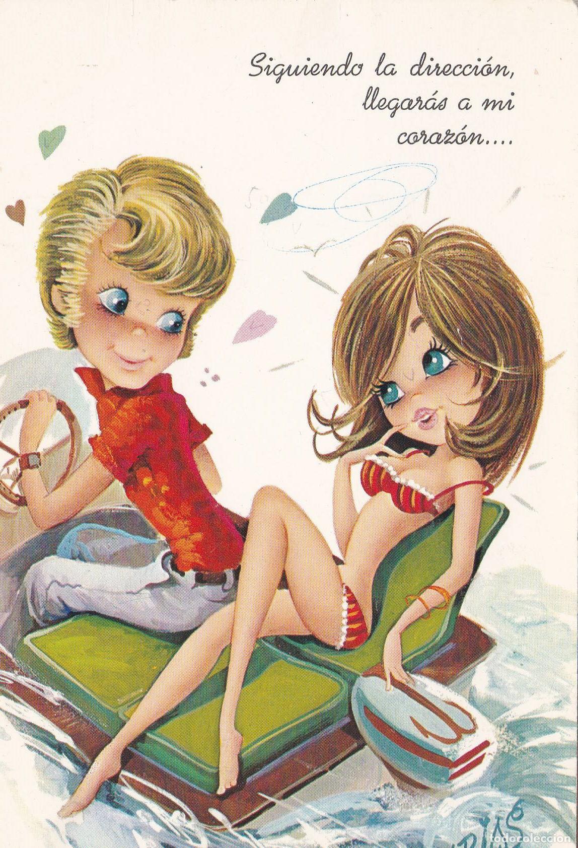 Postcards: POSTAL B10366: ARIAS: ILUSTRACION PAREJA - Varios