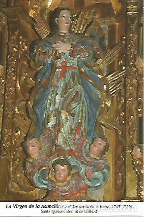 Cartoline: POSTAL : La Virgen de la Asuncion. Oviedo - Varios