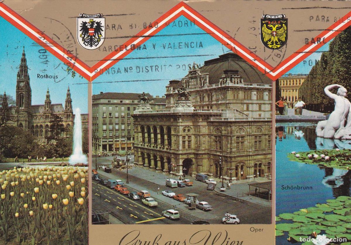 Postales: POSTAL B10490: VIENA: DIVERSOS ASPECTOS - Varios - Foto 1