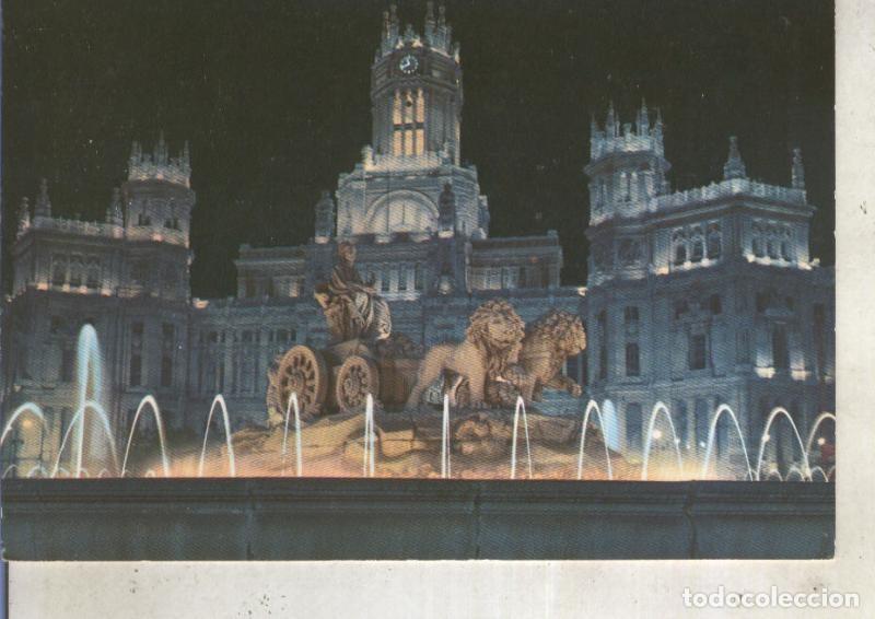 Postkarten: Postal 013070: Madrid, vista nocturna de la cibeles - Varios