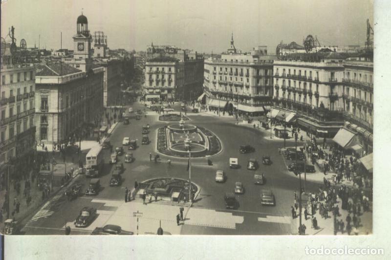 Postais: Postal 013308: Puesta del Sol en Madrid - Varios