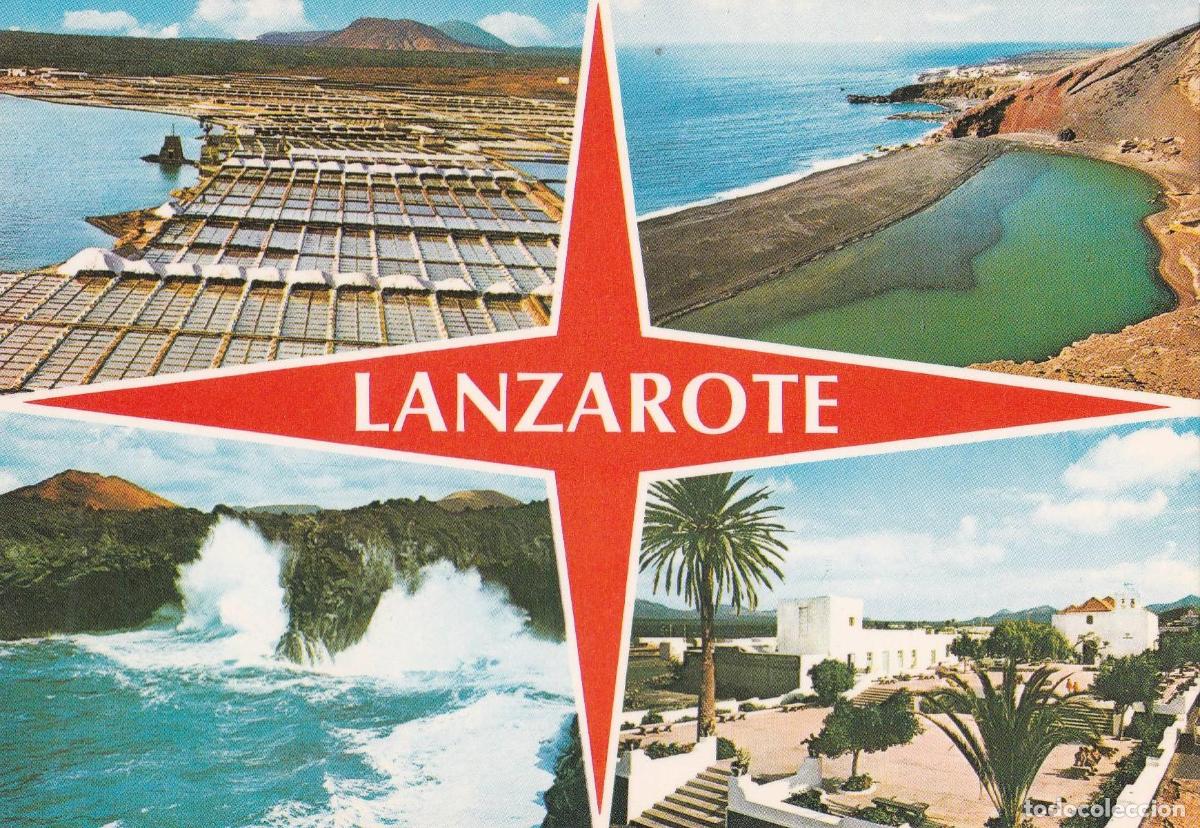 Postales: POSTAL B10709: LANZAROTE: DIVERSOS ASPECTOS - Varios - Foto 1