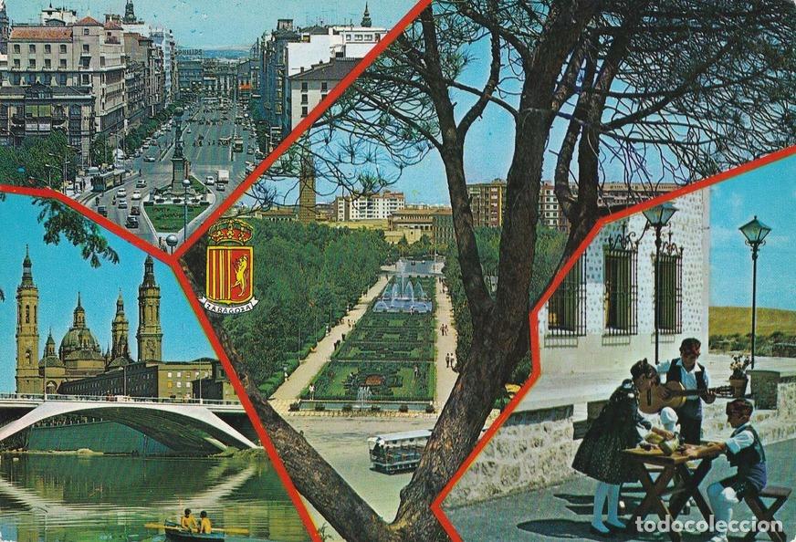 Postales: POSTAL B10799: ZARAGOZA: DIVERSOS ASPECTOS - Varios