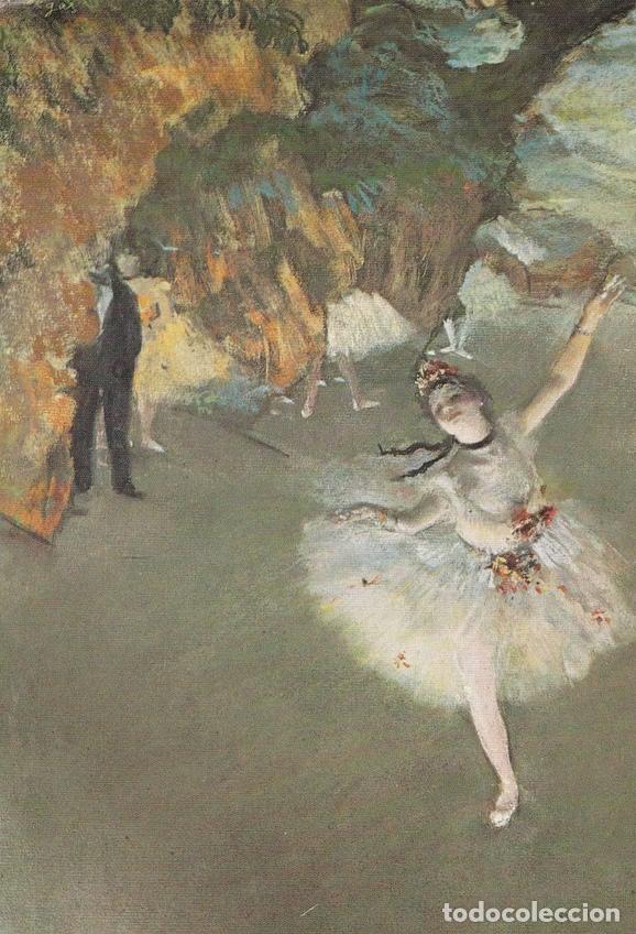 Cartoline: POSTAL B10773: EDGAR DEGAS: BAILARINA. OLEO - Varios