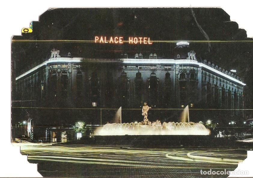 Postcards: Postal 024142 : Fuente Neptuno. Vista Nocturna. Madrid - Varios