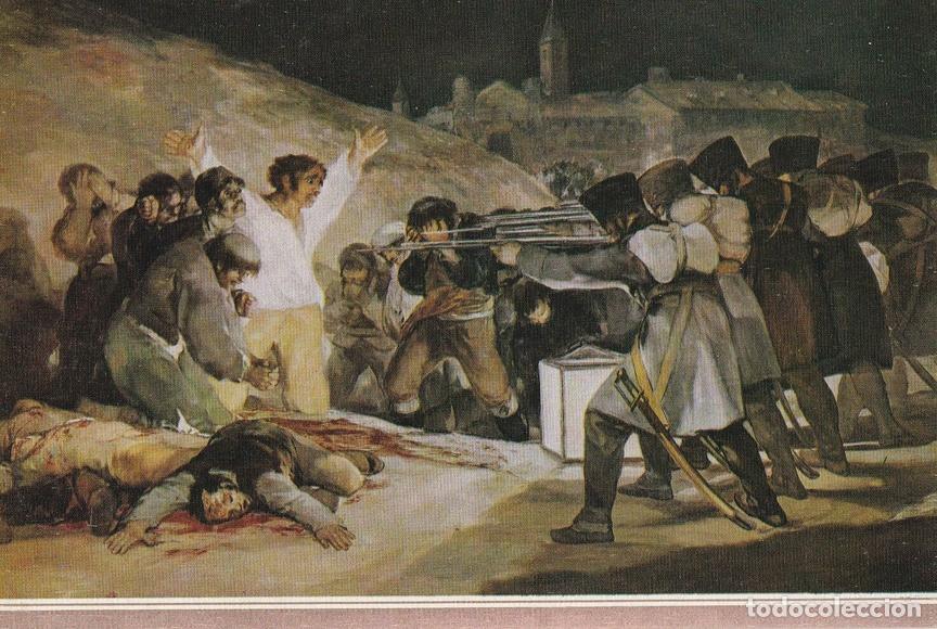 Cartoline: POSTAL B10834: GOYA: LOS FUSILAMIENTOS EN LA MONTA&Ntilde;A DE PRINCIPE PIO - Varios