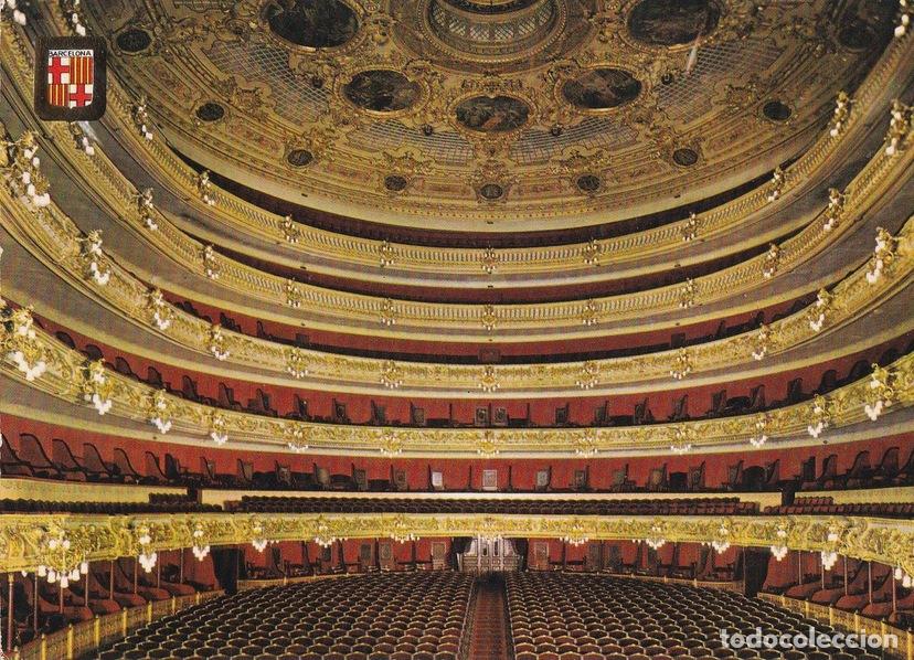 Postkarten: POSTAL B10860: BARCELONA: TEATRO LICEO - Varios