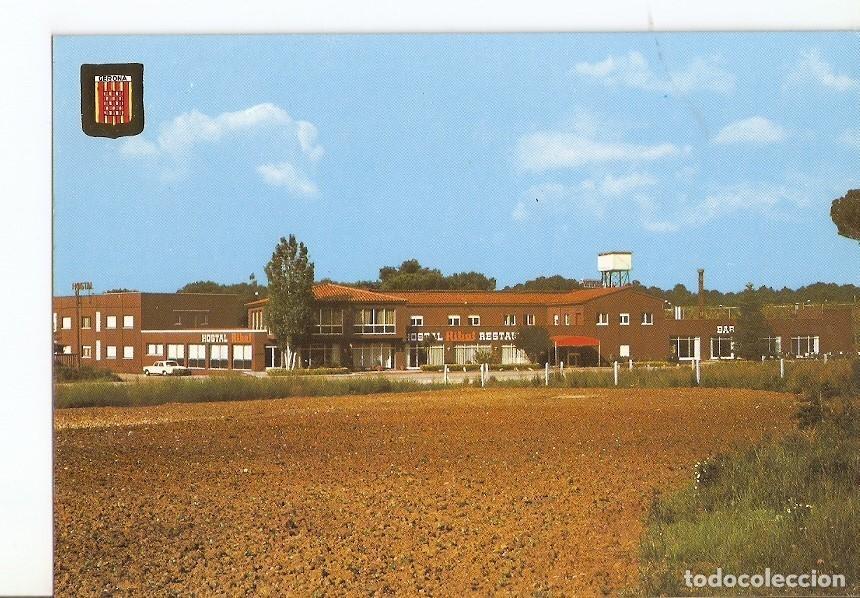 Postcards: Postal 028391 : Hostal Ribot, Acceso aeropuerto Gerona Costa Brava, Riudellots de la Selva - Varios