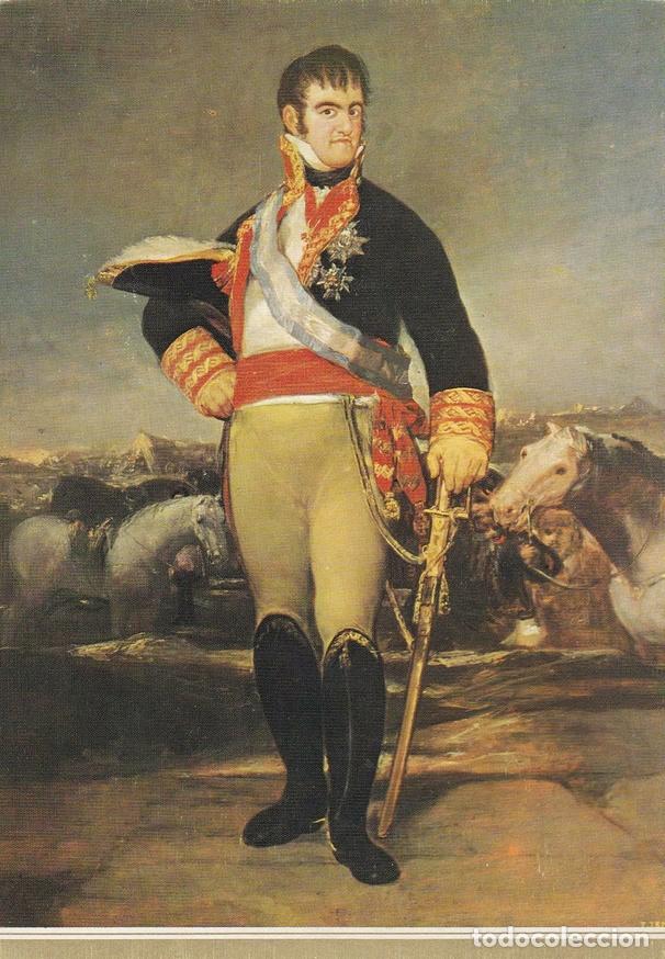 Postkarten: POSTAL B10981: GOYA: FERNANDO VII. EL CAMPAMENTO. OLEO - Varios