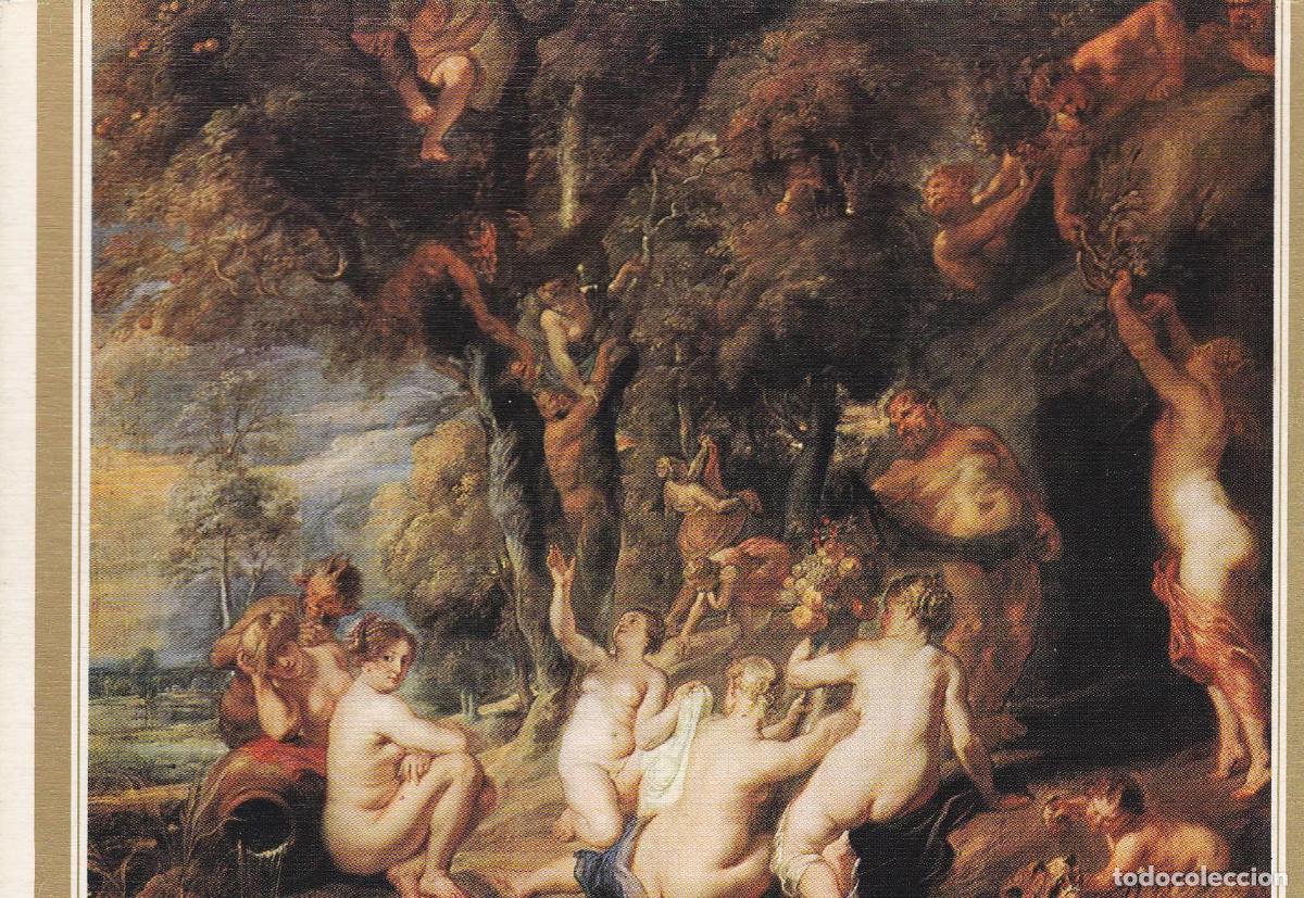 Cartoline: POSTAL B10989: RUBENS: NINFAS Y SATIROS. OLEO - Varios
