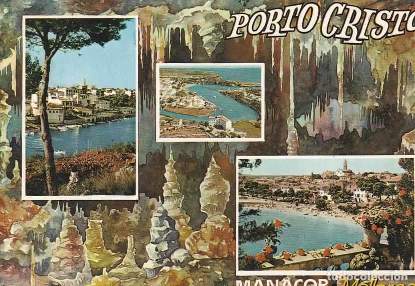 Postales: POSTAL B11090: MALLORCA: PORTO CRISTO. DIVERSOS ASPECTOS - Varios