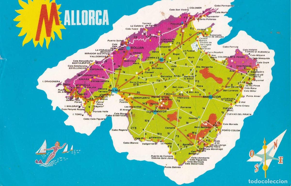 Postales: POSTAL B11101: MALLORCA: DIVERSOS ASPECTOS - Varios - Foto 1