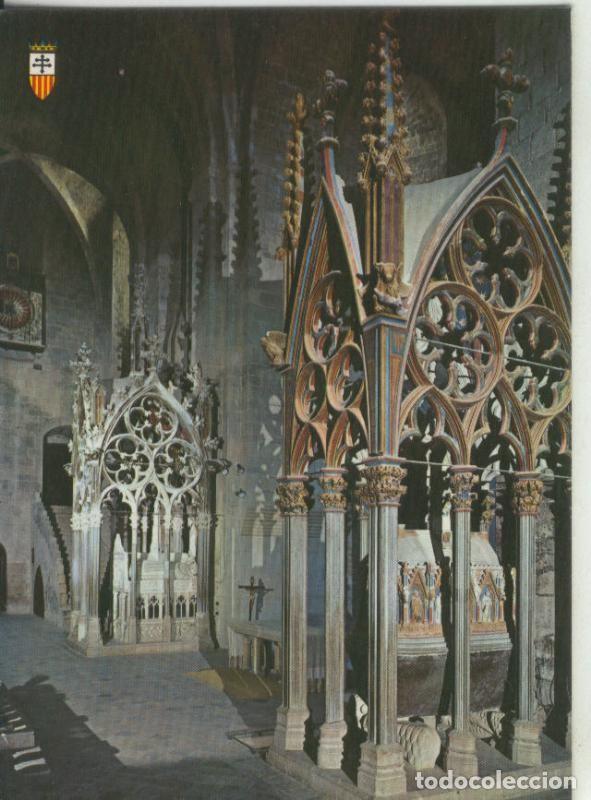 Postales: Postal 008350: Crucero de la iglesia y tumbas reales de Monasterio de Santes Creus,Tarragona - Vario
