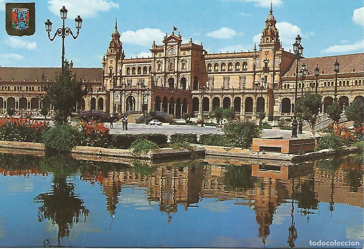Postais: Postal 52371: SEVILLA - Plaza de Espa&ntilde;a - Varios