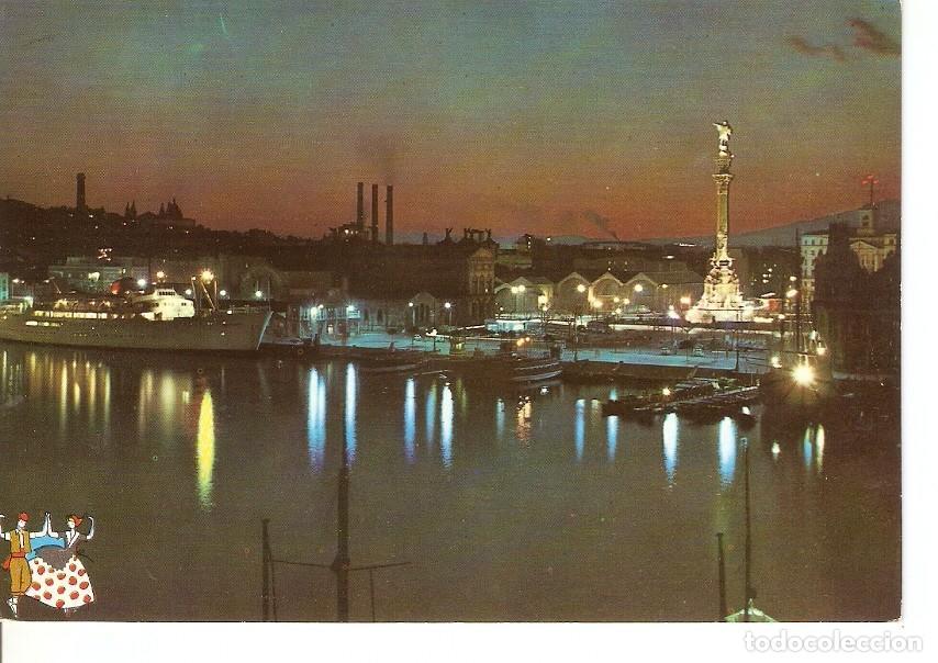 Postales: Postal 041425 : Barcelona. Monumento a Colon y puerto - Varios
