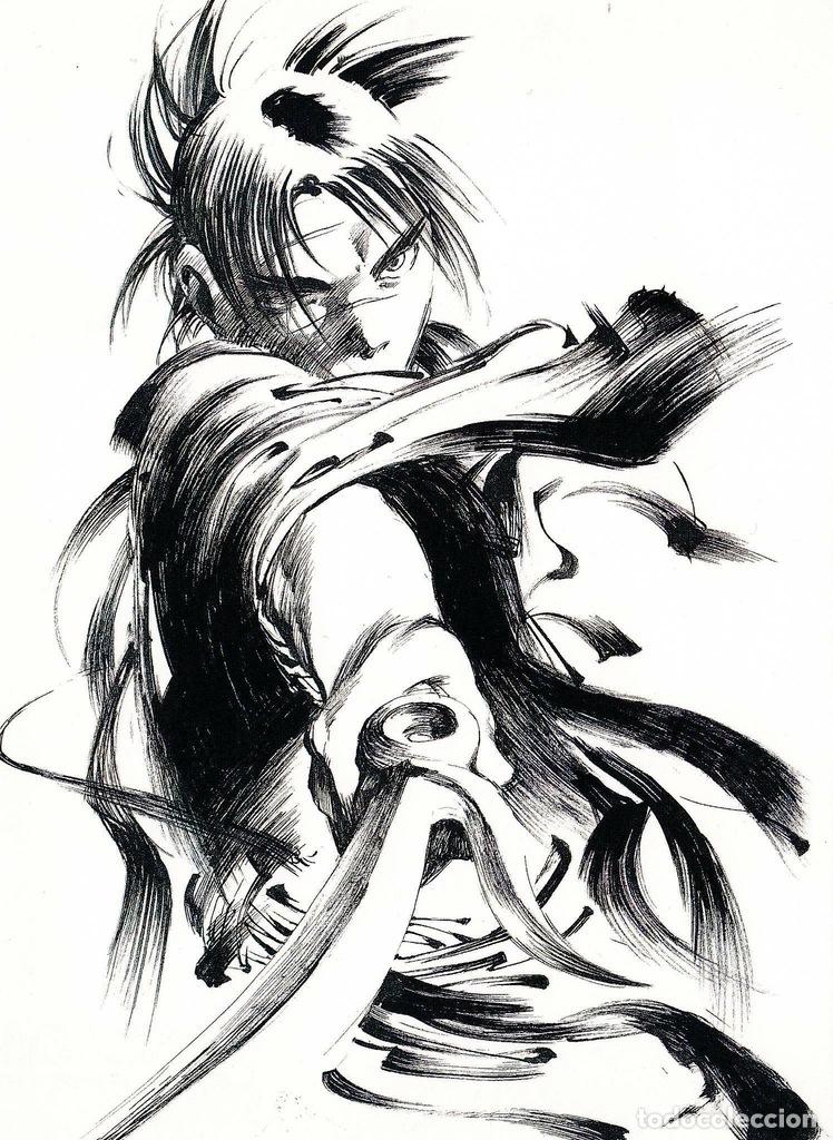 Cartoline: POSTAL B11470: POSTCARD BOOK. LA ESPADA INMORTAL. HIROAKI SAMURA. DIVERSOS ASPECTOS - Varios