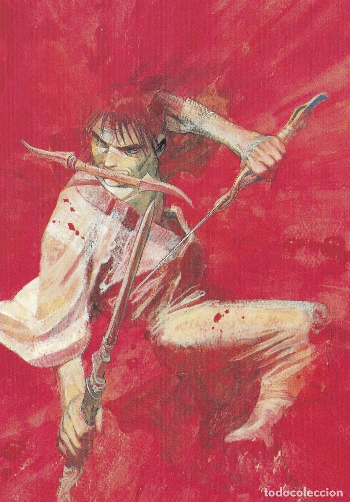Cartoline: POSTAL B11485: POSTCARD BOOK. LA ESPADA INMORTAL. HIROAKI SAMURA. DIVERSOS ASPECTOS - Varios