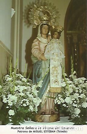 Postais: POSTAL 54630: Virgen del Socorro. Miguel Esteban Toledo - Varios