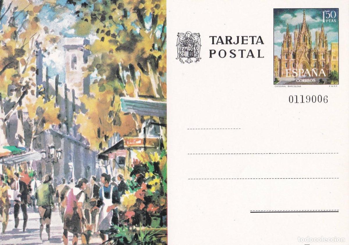 Postais: POSTAL B11564: Rambla de las Flores en Barcelona - Varios