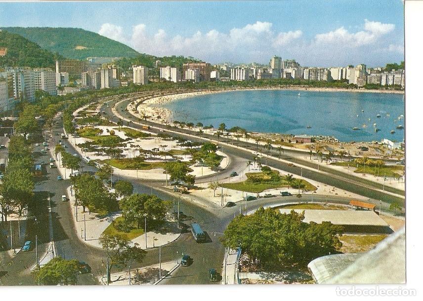 Postkarten: Postal 029472 : Brasil turistico Botafogo and Seaside Drive - Varios