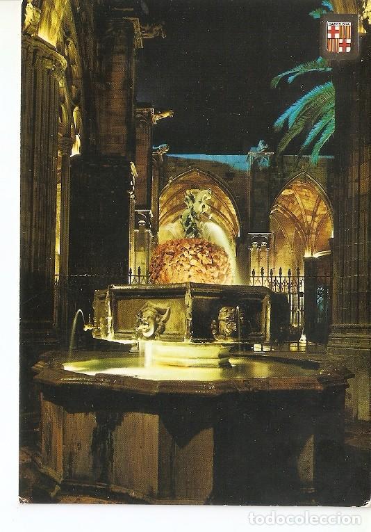 Postcards: Postal 050034 : Barcelona. Catedral. Fuente de San Jorge - Varios