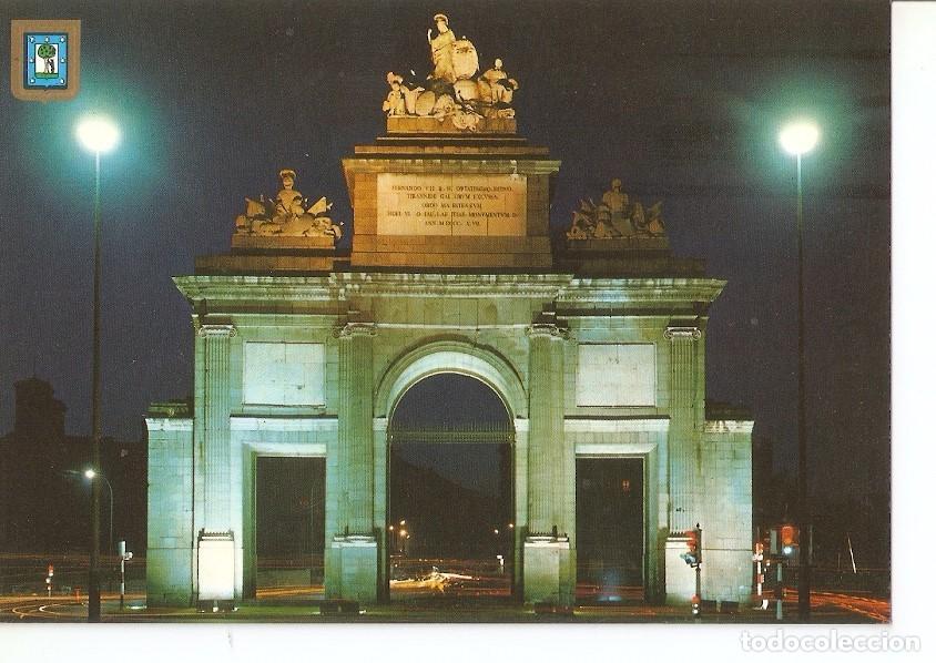 Postkarten: Postal 034189 : Madrid. Puerta Toledo. Noche - Varios
