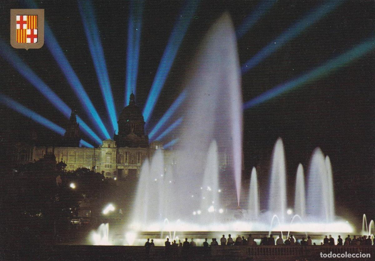 Postkarten: POSTAL B11707: BARCELONA: FUENTE LUMINOSA DE MONJU&Iuml;C. DIVERSOS ASPECTOS - NULL