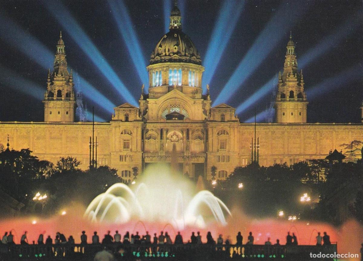 Postkarten: POSTAL B11708: BARCELONA: FUENTE LUMINOSA DE MONJU&Iuml;C. DIVERSOS ASPECTOS - NULL