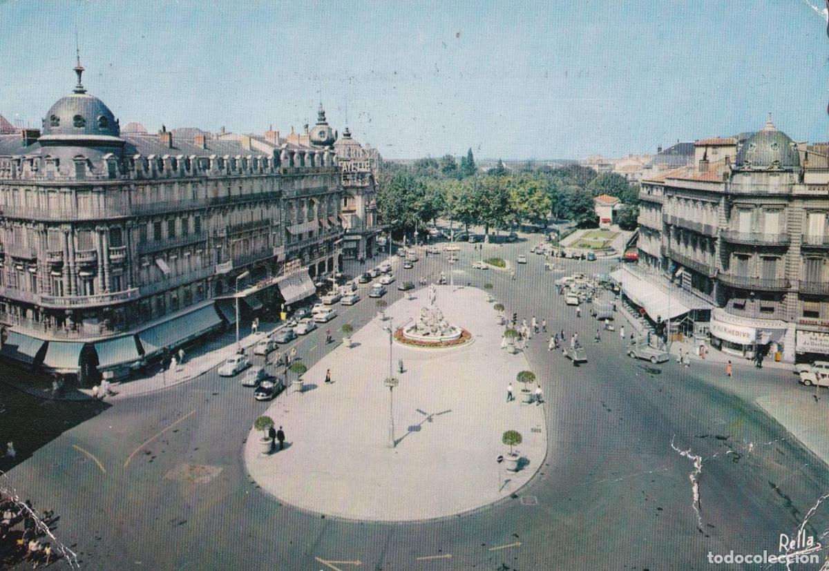 Postales: POSTAL B11755: MONTPELLIER: PLAZA DE LA COMEDIA - NULL