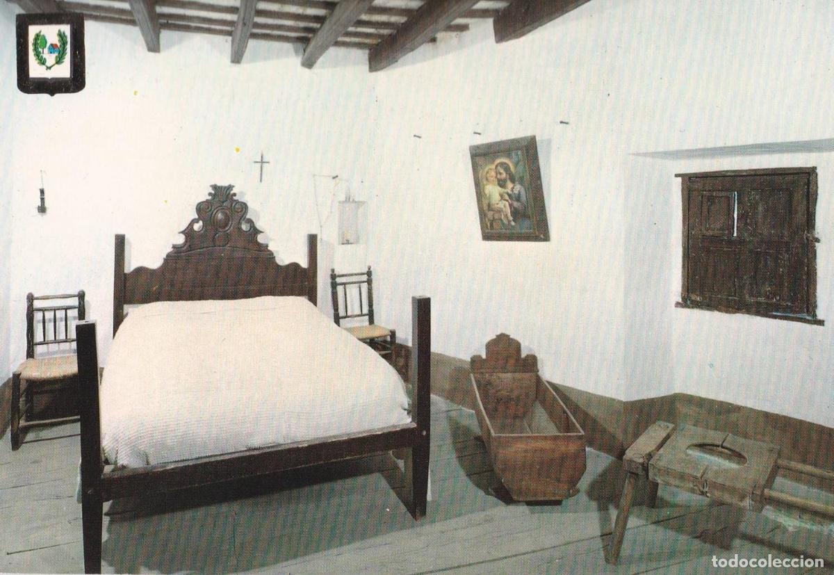 Postkarten: POSTAL B12052: FOLGUEROLES: DORMITORIO CASA JACINT VERDAGUER - NULL