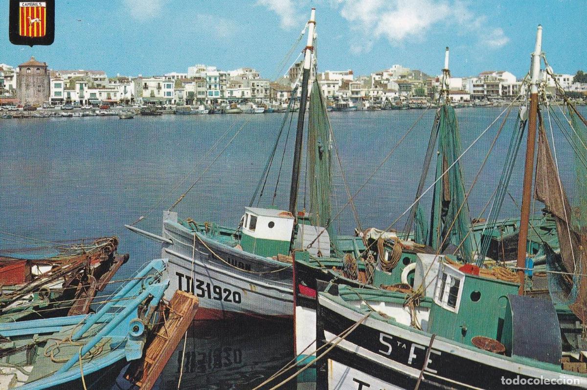 Cartes Postales: POSTAL B12077: COSTA DORADA: CAMBRILS. PUERTO PESQUERO - NULL
