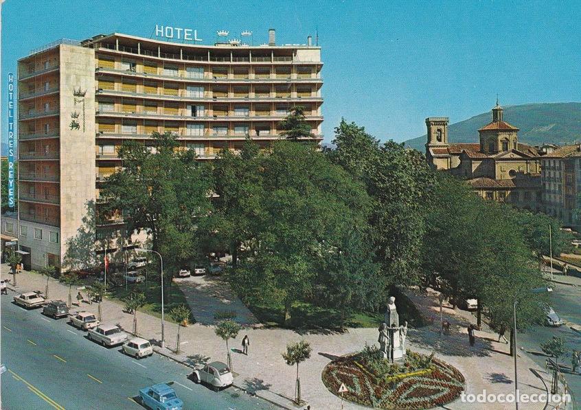 Postcards: POSTAL B6357: PAMPLONA: HOTEL LOS TRES REYES - Varios