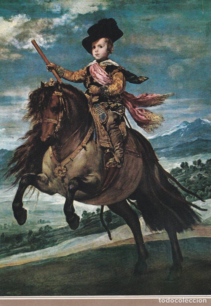 Postales: POSTAL B12305: VELAZQUEZ: EL PRINCIPE BALTASAR CARLOS. OLEO