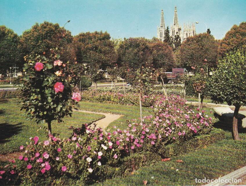 Postcards: POSTAL B6518: BURGOS: JARDINES DEL INSTITO - Varios